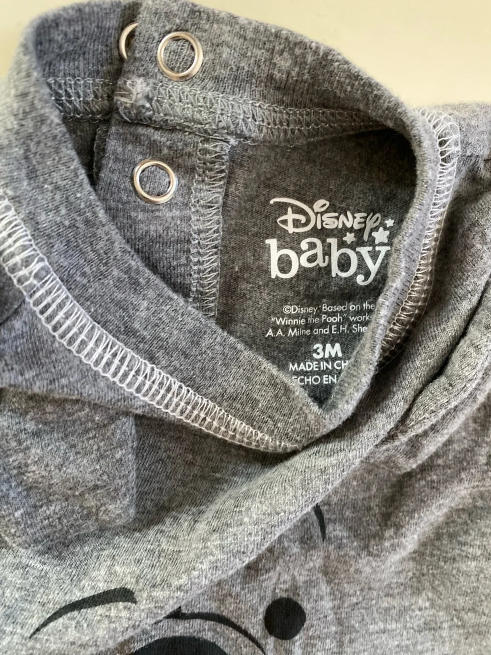 Set of 3 Winnie the Pooh Baby Clothes 3 Months